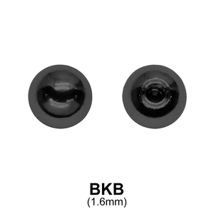Black Plated Micro Ball Basic BKB (1.6)