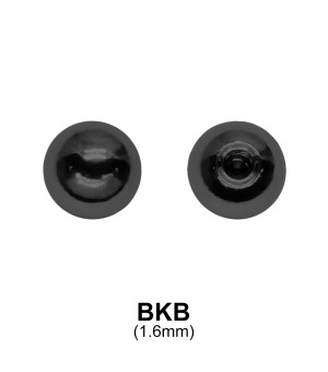 Black Plated Micro Ball Basic BKB (1.6)