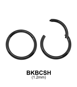 Black Plated Segment Ring BKBCSH 1.2mm