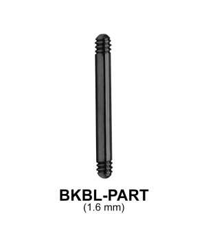 Black Steel Straight Barbell Part BKBL-PART