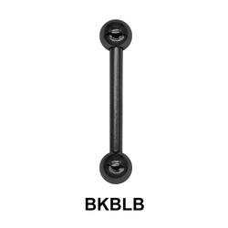 1.6mm Straight Barbells Ball BKBLB