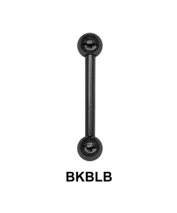 1.6mm Straight Barbells Ball BKBLB