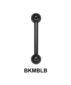 1.2mm Straight Barbells Ball BKMBLB