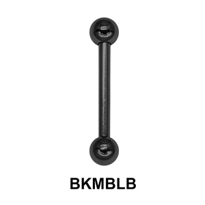 1.2mm Straight Barbells Ball BKMBLB