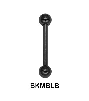 1.2mm Straight Barbells Ball BKMBLB