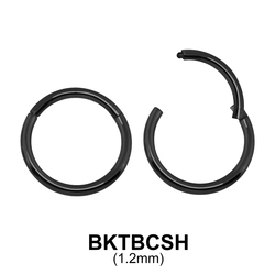 G23 Black Plated Segment Ring BKTBCSH 1.2mm