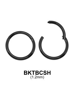 G23 Black Plated Segment Ring BKTBCSH 1.2mm