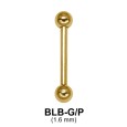 1.6mm Straight Barbells Ball BLB