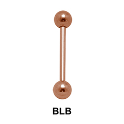 Rose Gold Barbells Ball Basic Piercing RGBLB