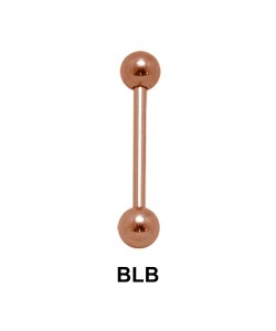 Rose Gold Barbells Ball Basic Piercing RGBLB