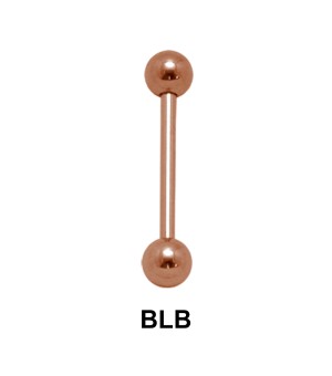 Rose Gold Barbells Ball Basic Piercing RGBLB