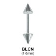 Barbells Cone Basic Face Piercing MBLCN