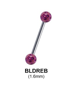 Barbells Double Epoxy Rainbow Ball BLDREB