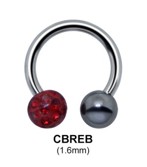 Circular Barbells Epoxy Rainbow Ball CBREB