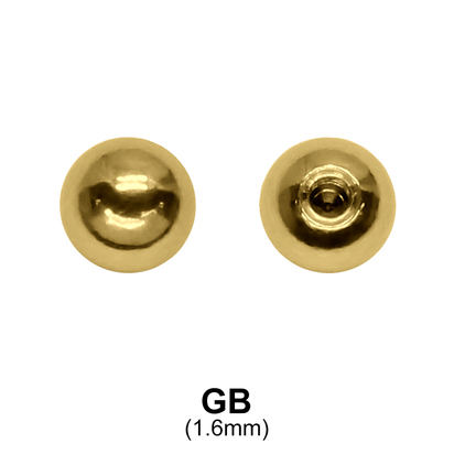 Gold Plated Micro Ball Basic GB (1.6)