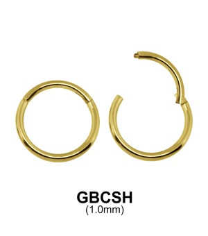 Gold Plated Segment Ring GBCSH 1.0mm