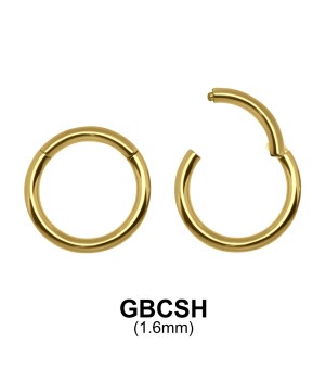 Gold Plated Segment Ring GBCSH 1.6mm