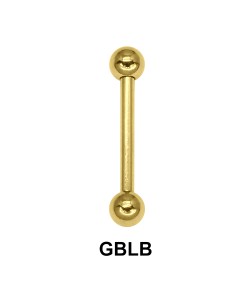 1.6mm Straight Barbells Ball GBLB