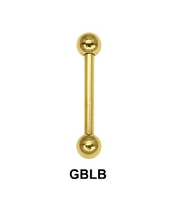 1.6mm Straight Barbells Ball GBLB