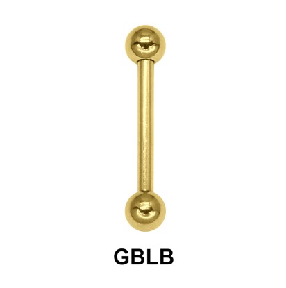 1.6mm Straight Barbells Ball GBLB