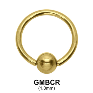 Gold Plated Micro Ball Closure Ring GMBCR (1.0)