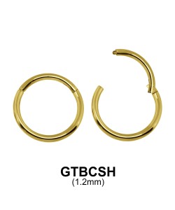 G23 Gold Plated Segment Ring GTBCSH 1.2mm