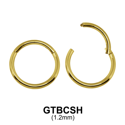 G23 Gold Plated Segment Ring GTBCSH 1.2mm