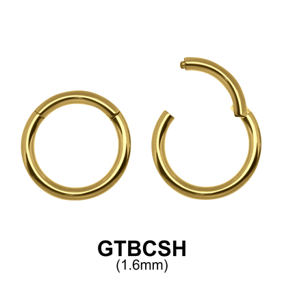 G23 Gold Plated Segment Ring GTBCSH 1.6mm