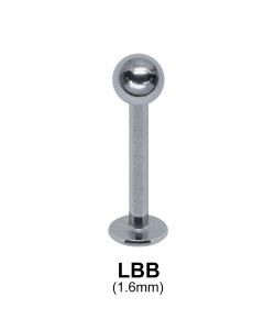 1.6mm Labrets Ball LBB