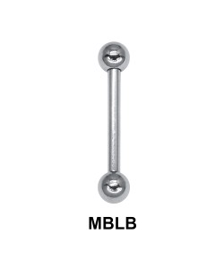 1.2mm Straight Barbells ball MBLB