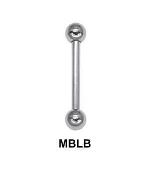 1.2mm Straight Barbells ball MBLB