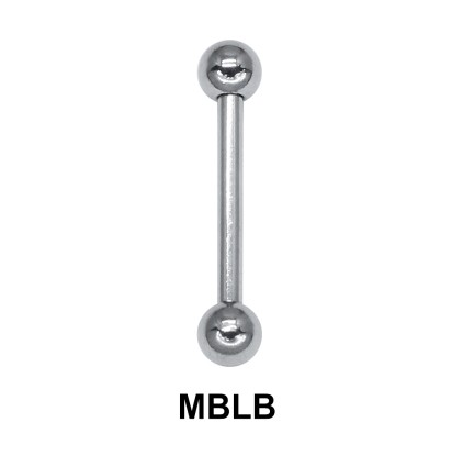 1.2mm Straight Barbells ball MBLB