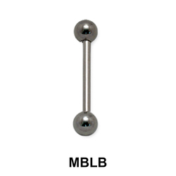 1 mm Straight Barbells Ball with Treading 1.2mm MBLB