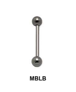 1 mm Straight Barbells Ball with Treading 1.2mm MBLB