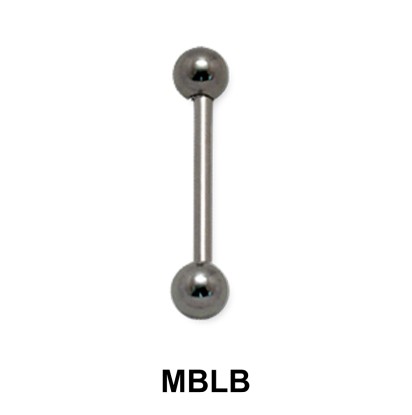 1 mm Straight Barbells Ball with Treading 1.2mm MBLB