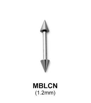 Barbells Cone Basic Face Piercing MBLCN