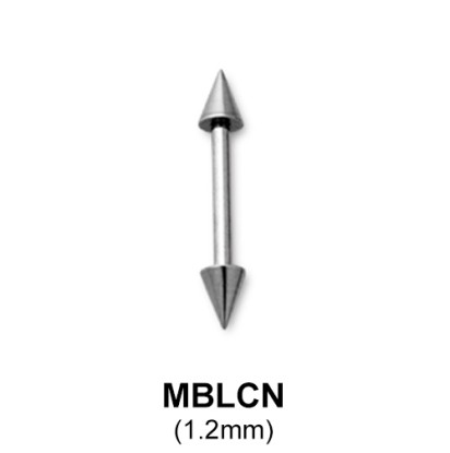 Barbells Cone Basic Face Piercing MBLCN