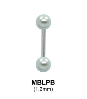 Basic Face Piercing Pearl MBLPB