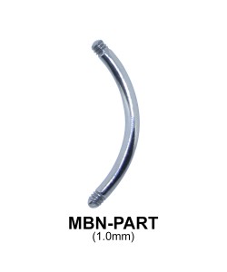 1.0mm Banana Basic Part Threading 1.2mm MBN-PART