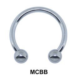 1.0mm Micro Circular Barbells Ball with Treading 1.2mm MCBB