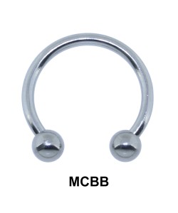 1.0mm Micro Circular Barbells Ball with Treading 1.2mm MCBB