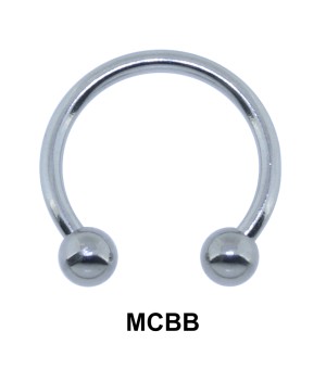 1.0mm Micro Circular Barbells Ball with Treading 1.2mm MCBB