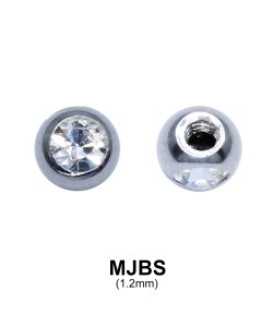 Micro Jewelled Ball Side Thread MJBS