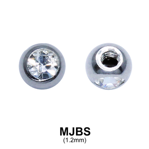 Micro Jewelled Ball Side Thread MJBS