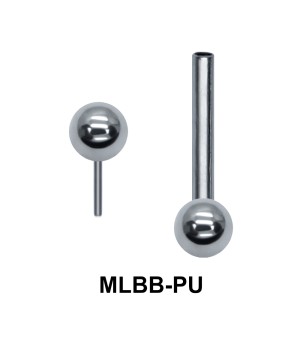 S 316L Push-in Barbells Ball MLBB-PU