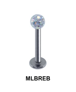 Labret Epoxy Rainbow Ball MLBREB