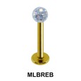 Labret Epoxy Rainbow Ball MLBREB