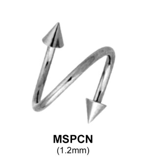 Spiral Cones Basic Face Piercing MSPCN