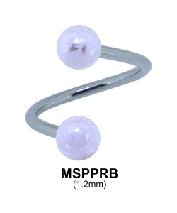 Basic Synthetic Pearl Face Piercing MSPPRB