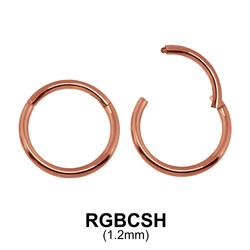 Rose Gold Plated Segment Ring RGBCSH 1.2mm
